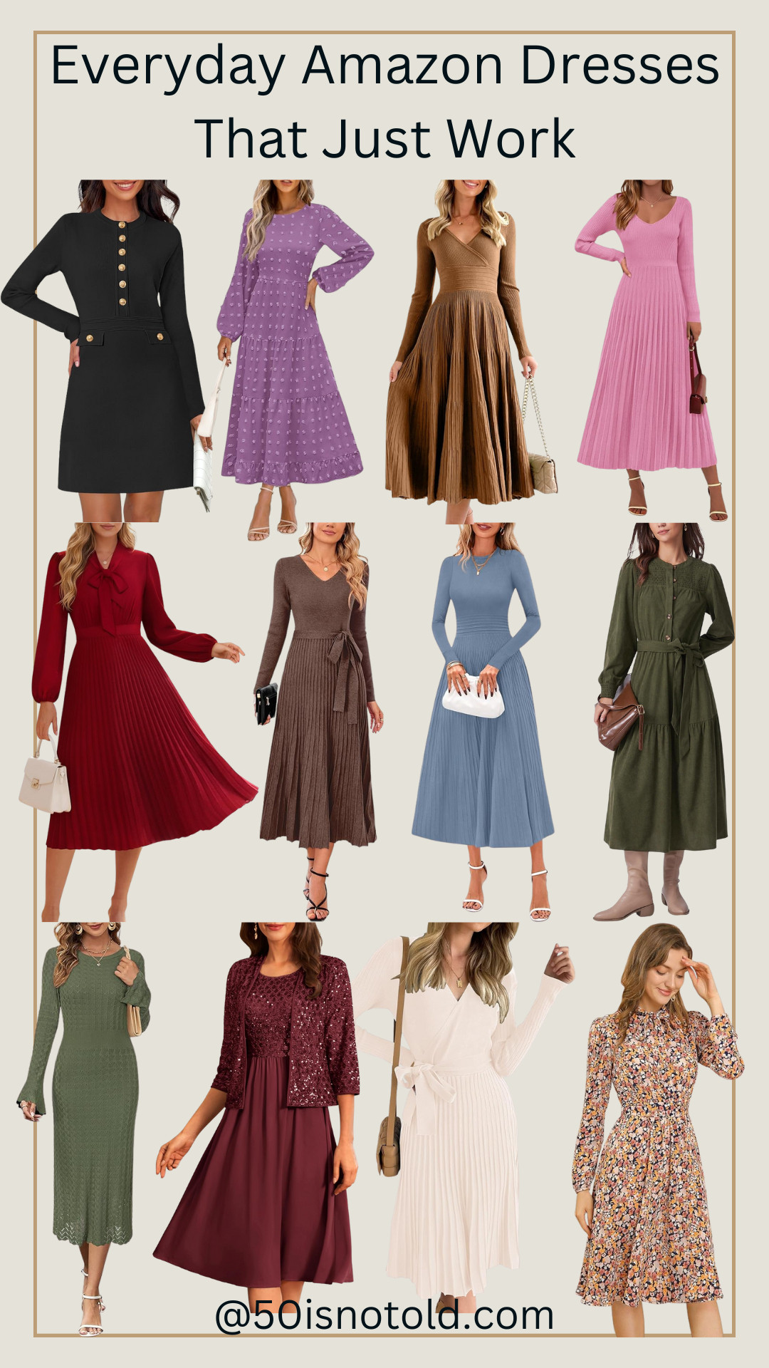 Easy fits, forgiving fabrics, and styles you can dress up or down. These are the Amazon dresses you’ll reach for again and again. 

 #LTKOver40 #LTKFindsUnder50 #LTKFindsUnder100