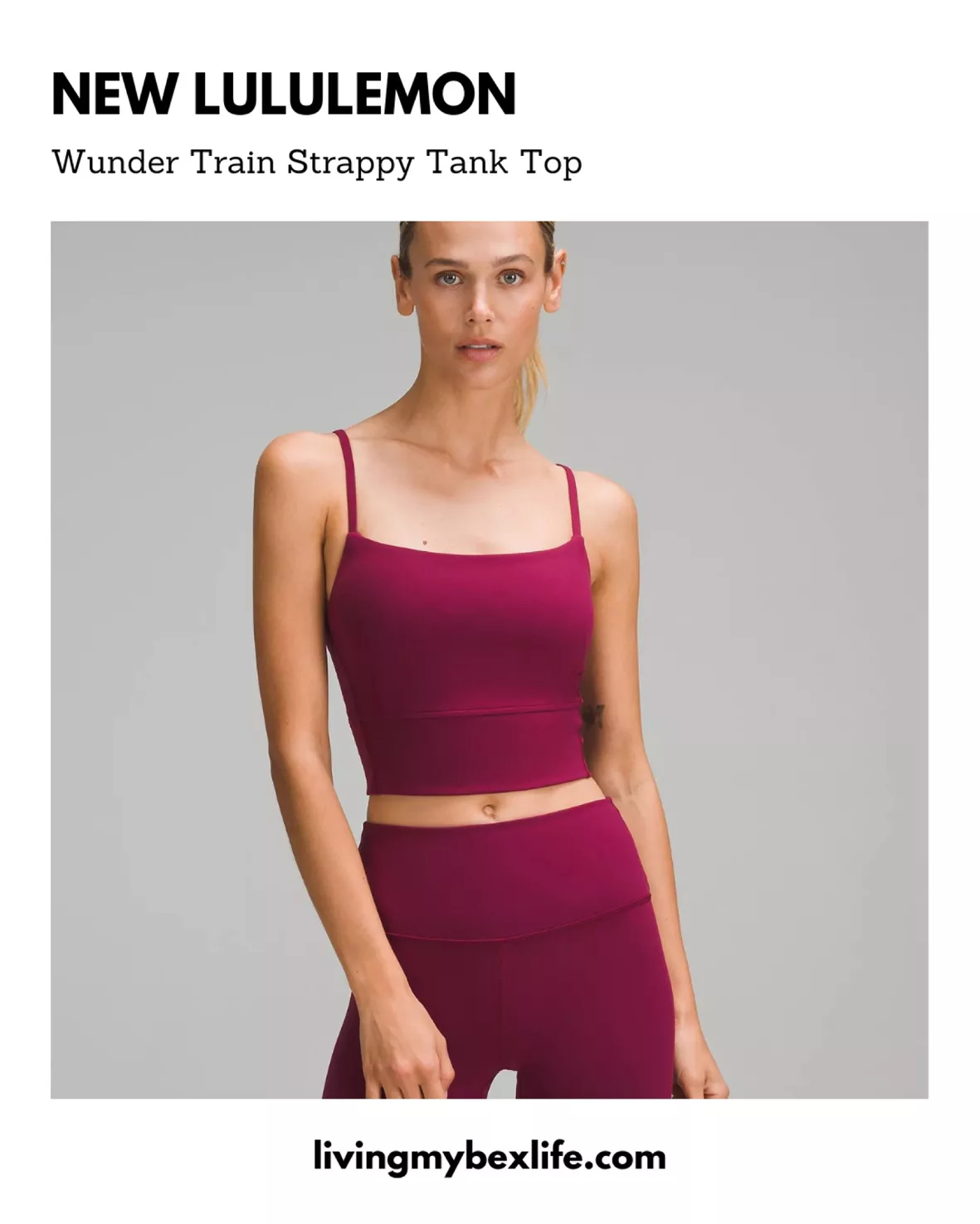 Wunder Train Strappy Tank Top curated on LTK