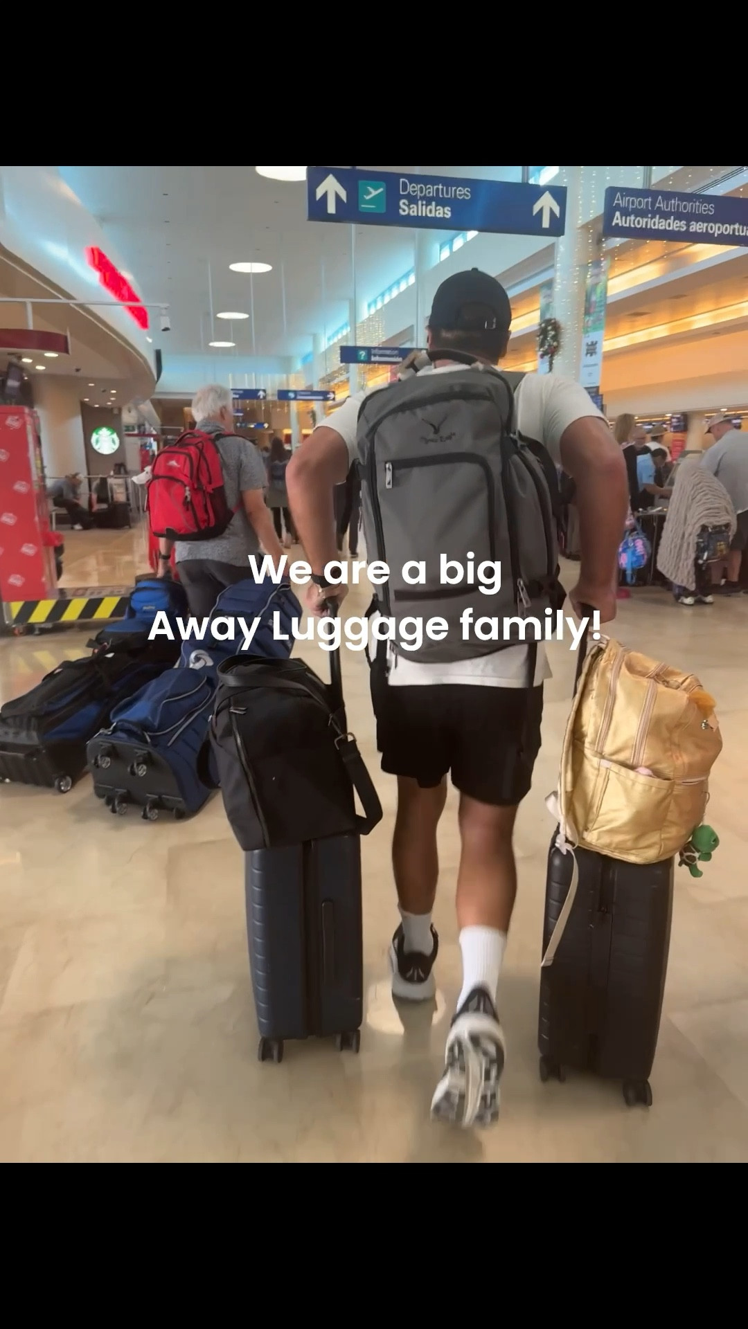 We have the Away luggage in 4 different sizes and it has traveled the world with us! The “Bigger Carry-on” is our most used. I love to use their “Everywhere Bag” as my personal item. Our girls (Ages 7 & 9) use the regular size carry on. 

#LTKTravel