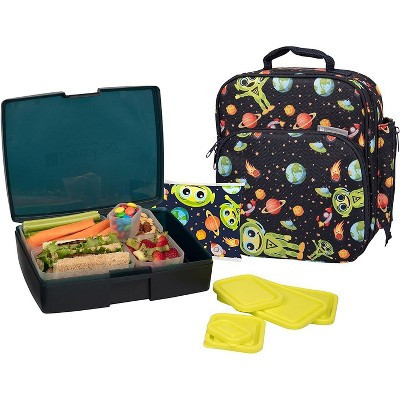 Bentology Alien Lunch Bag and Box Set, 9 Pcs- Kids Back To School Insulated Lunchbox Tote, Bento Box, 5 Containers and Ice Pack- Perfect Lunchbox Kit | Target