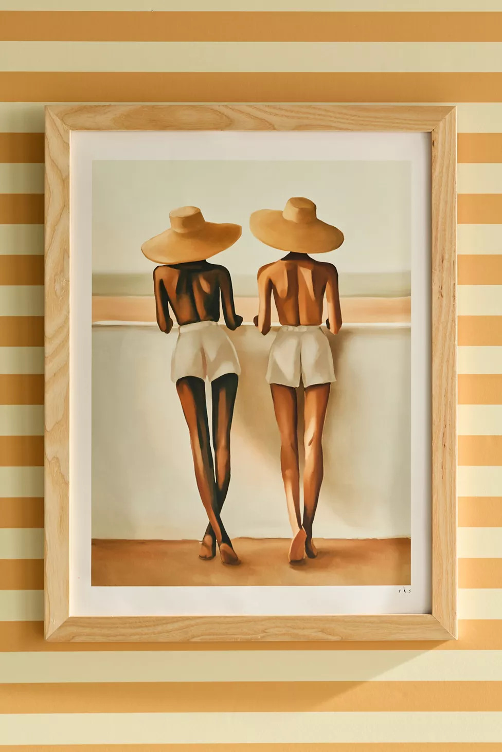 PSTR Studio Maxime Rokus Spying Duo Art Print | Urban Outfitters (US and RoW)