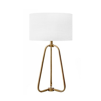 nuLOOM Captiva 26" Metal Table Lamp Lighting - Brass 25.5" H x 14" W x 14" D | Target