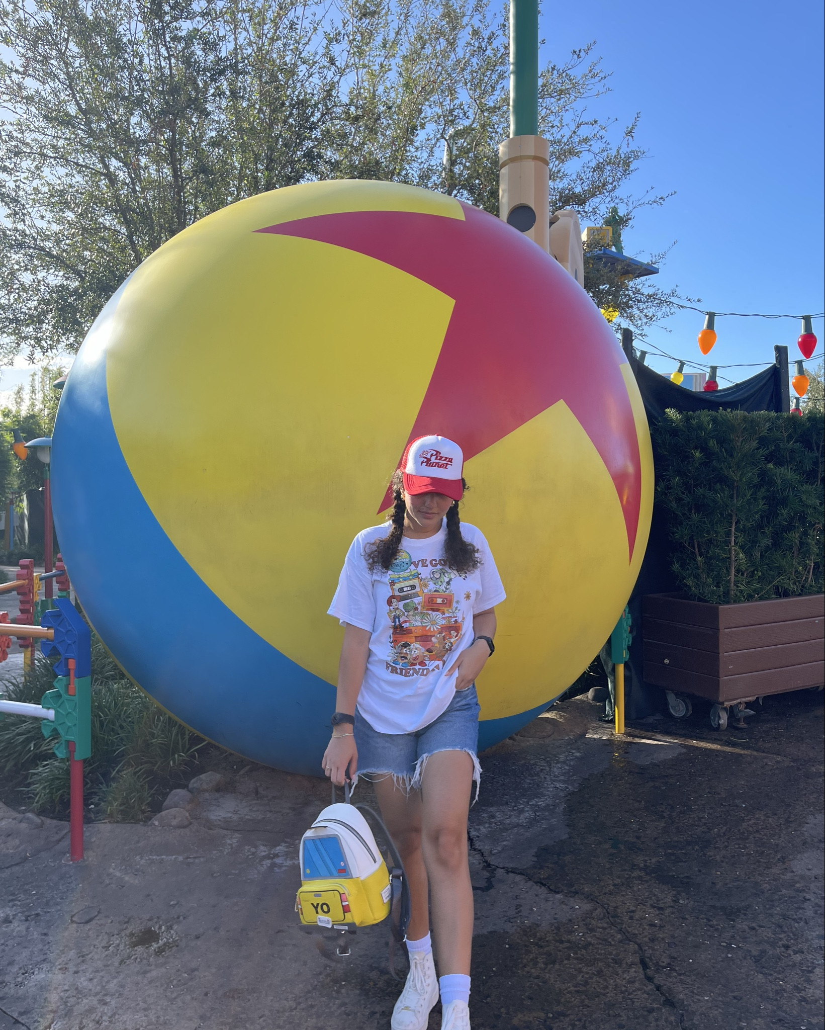 HOLLYWOOD STUDIOS DISNEY OUTFIT- pizza planet hat🍕🐭✨

#LTKFindsUnder50