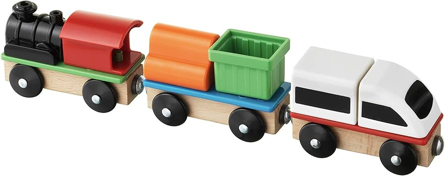 Modern 3-piece Train Set LILLABO by IKEA | Amazon (US)