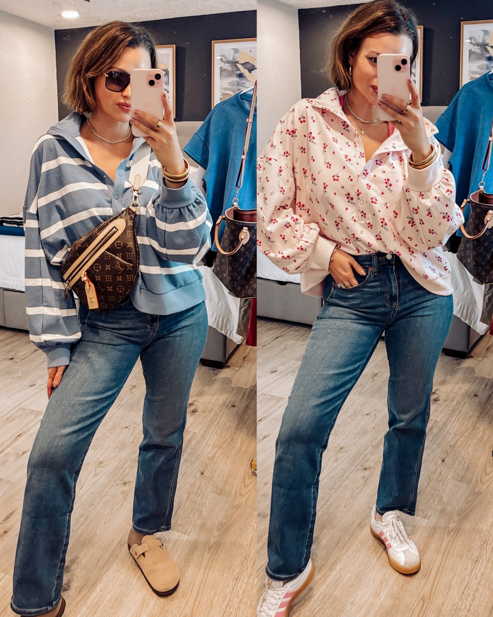 The viral Target jeans, two ways! These are so comfortable and flattering 🤍

#LTKgrwm #LTKootd #LTKdayinmylife