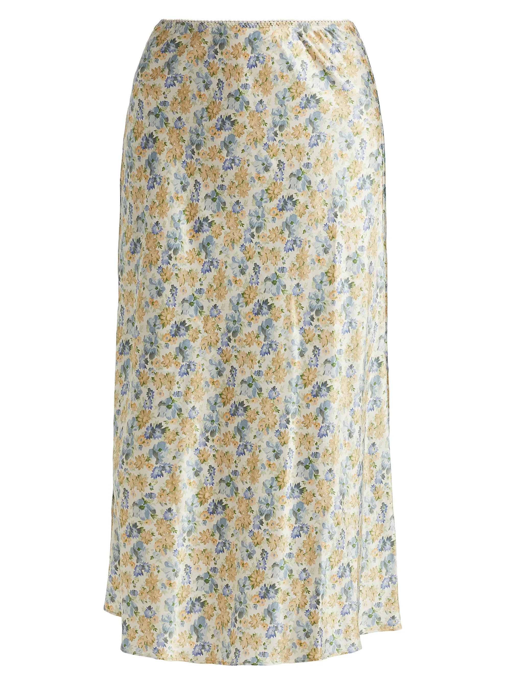 Elowen Floral Silk Midi-Skirt | Saks Fifth Avenue