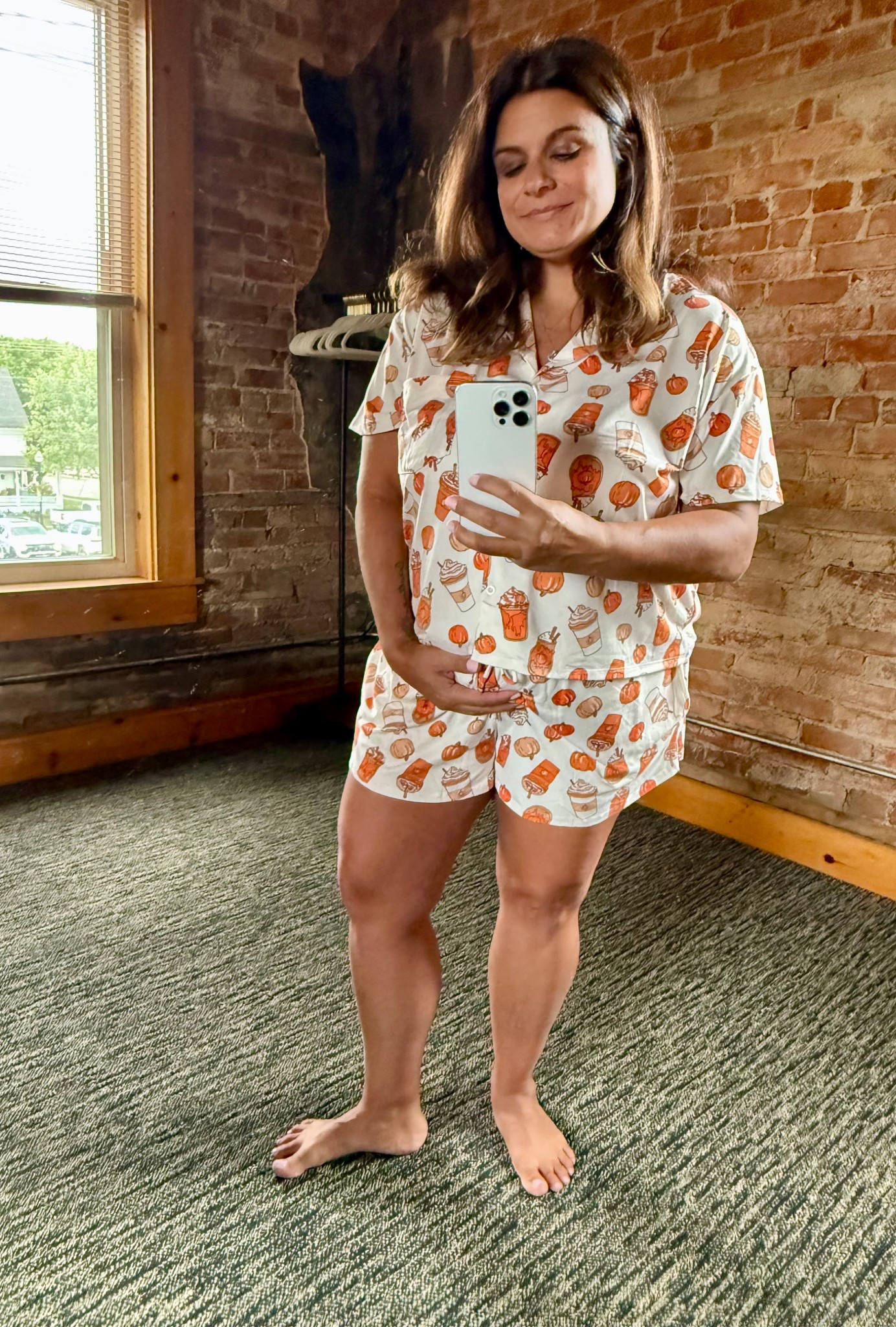 Pumpkin spice + cozy vibes ☕🍂 These pajamas are super soft, bump + nursing friendly, and basically all I want to live in right now. #fallfinds #cozypjs

#LTKStyleTip #LTKBump #LTKSeasonal