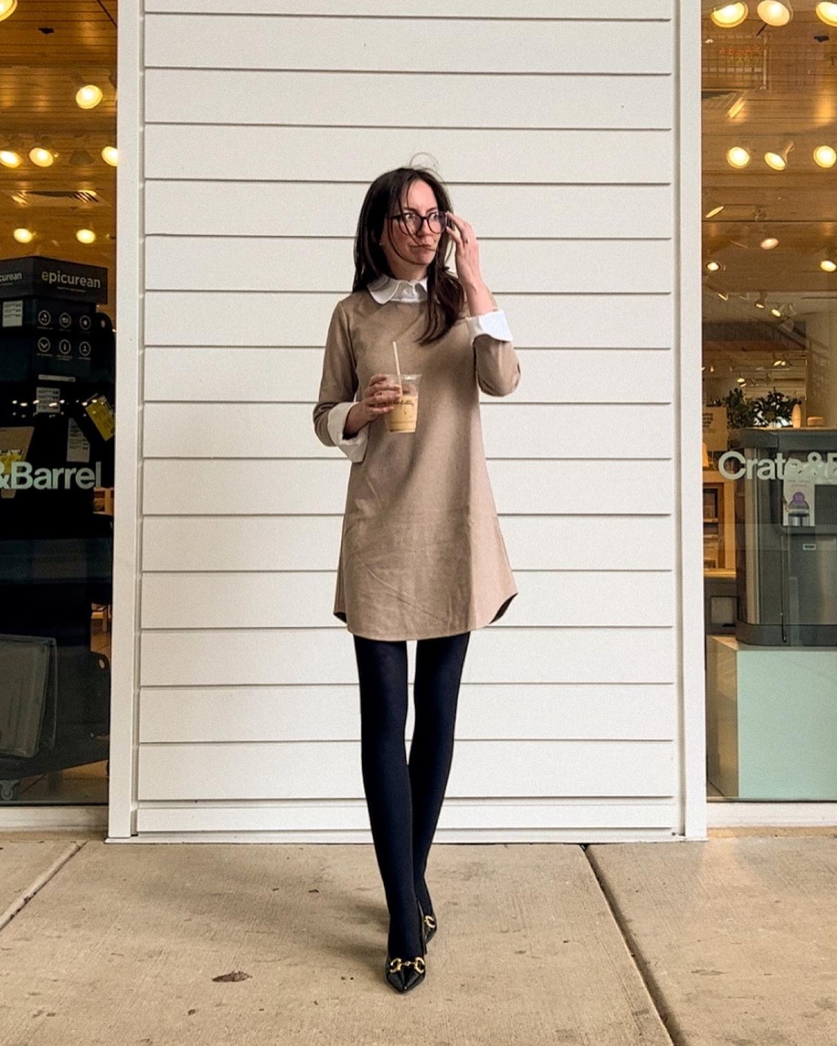 The work shoes i’ve been living in, so chic and comfortable, and transitional spring dress for the office 😍 exact dress is the Sandwhisp Dakotah Dress from Tuckernuck (not on ltkit)  

#LTKworkwear #LTKshoecrush #LTKSeasonal