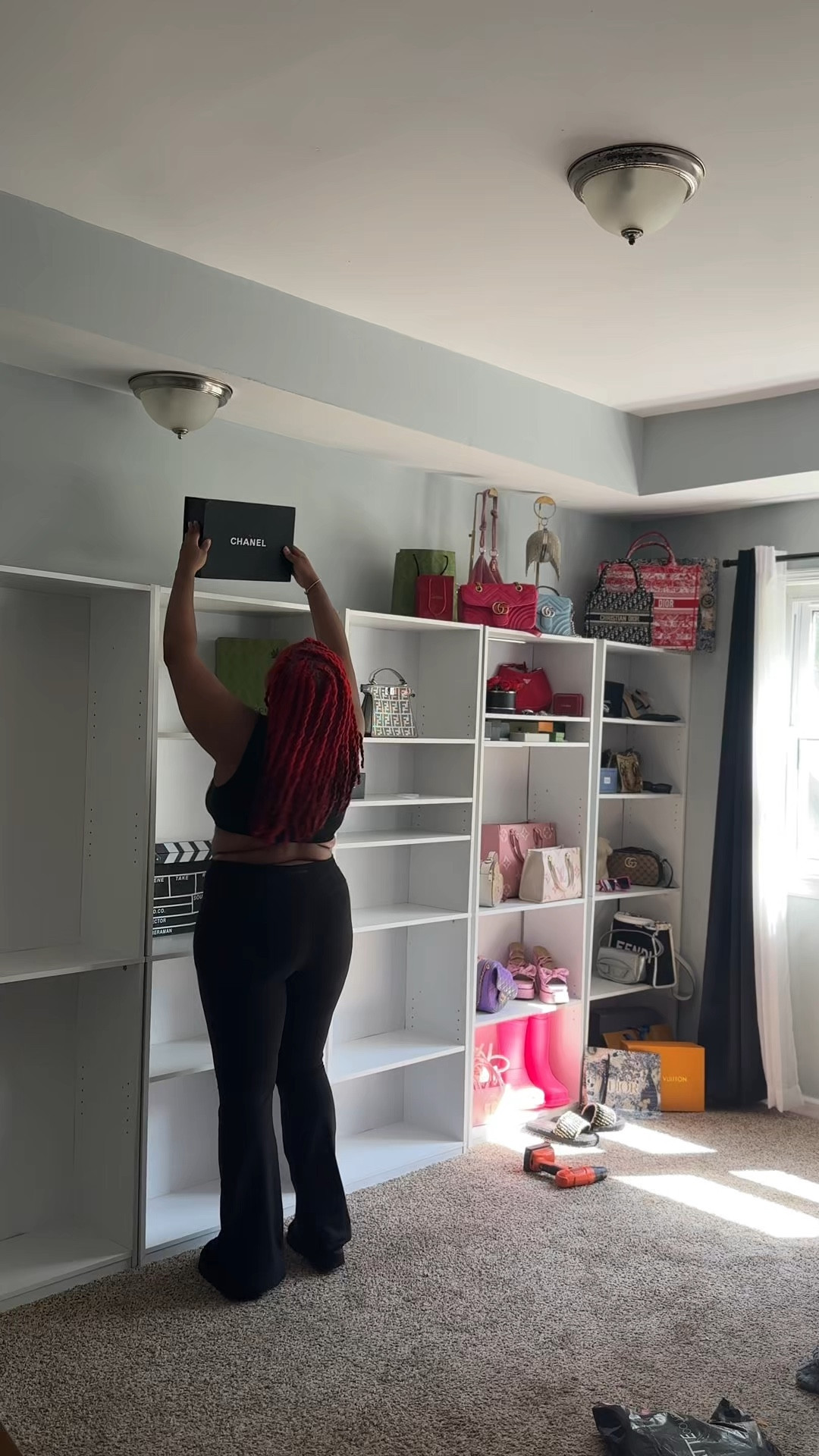 Closet Makeover | Bookshelves from Target | Bookshelf Closet Must Haves

#LTKHome
