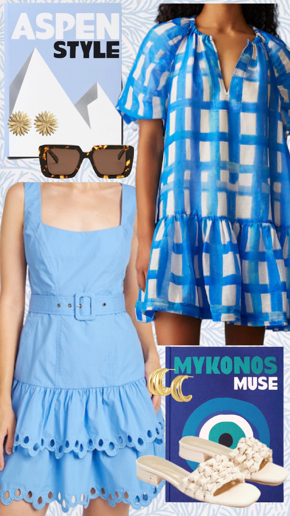 All the summer blues from Shop Birdie! #womensfashion