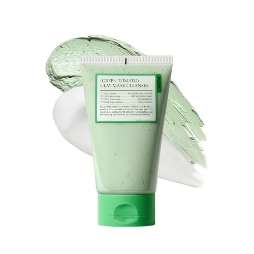 FULLY Green Tomato Clay Mask Cleanser, Cardi B’s Pore Mask Pick for 2-Minute Pore Detox, Blackhead & Sebum Control, 49% Green Tomato Extract, Vegan Fragrance-Free Korean Skincare, 4.05 fl oz | Amazon (US)