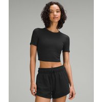 Hold Tight Straight-Hem Cropped T-Shirt | Lululemon (US)
