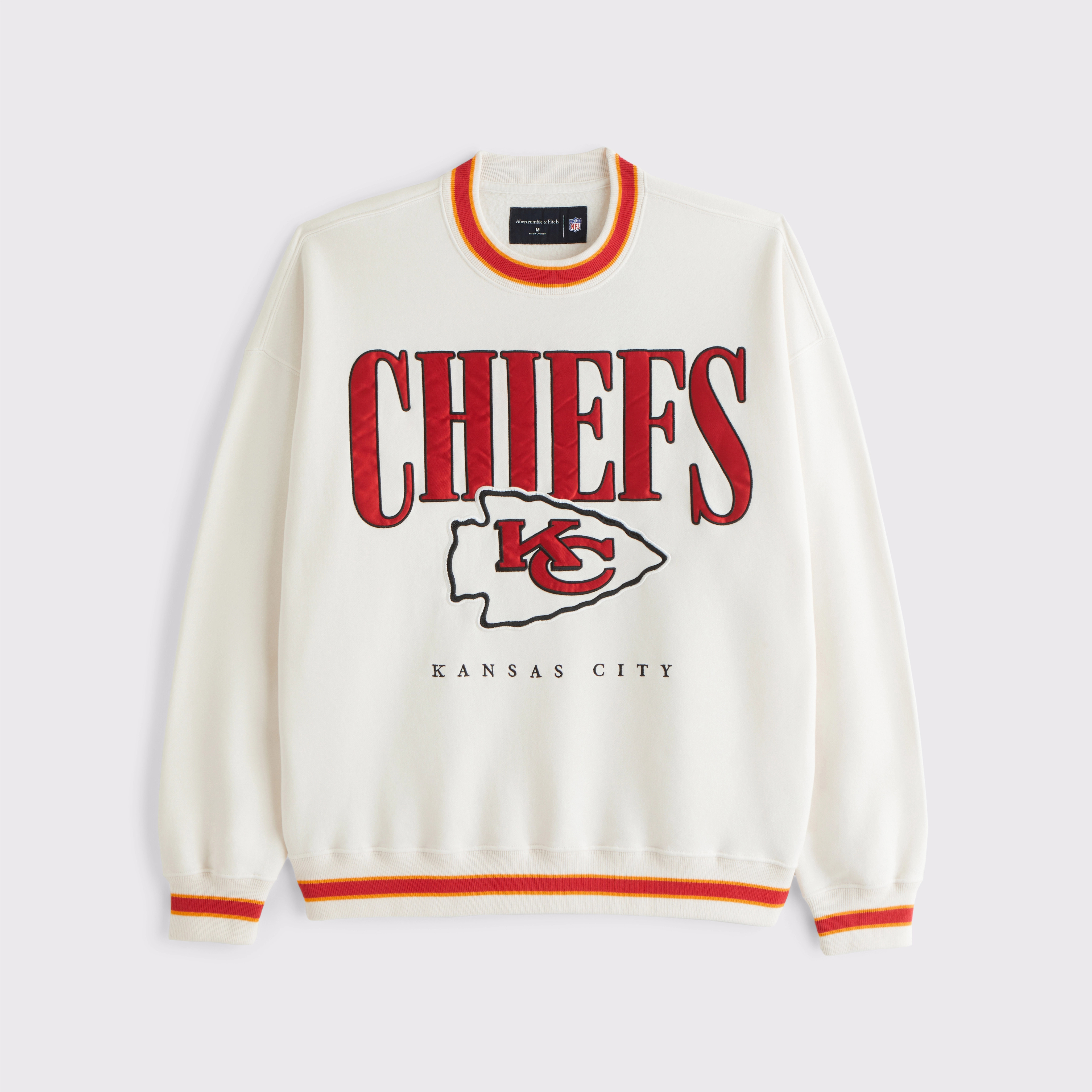 Kansas City Chiefs Graphic Crew Sweatshirt | Abercrombie & Fitch (US)