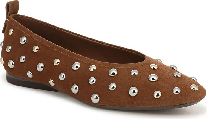 Carla Stud Ballet Flat (Women) | Nordstrom