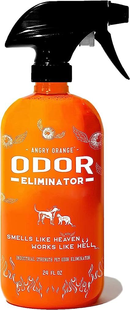 ANGRY ORANGE Pet Odor Eliminator for Home - Citrus Deodorizer for Strong Dog Urine or Cat Pee Sme... | Amazon (US)