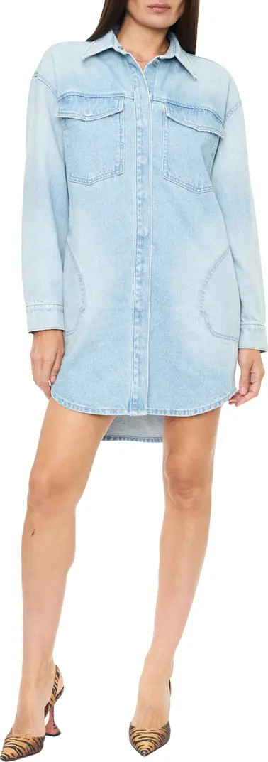 Rumor Snap-Up Denim Shirtdress | Nordstrom