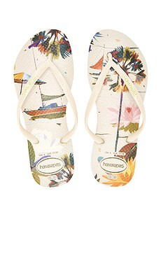 Havaianas Slim Summer Bliss Sandal in Beige from Revolve.com | Revolve Clothing (Global)