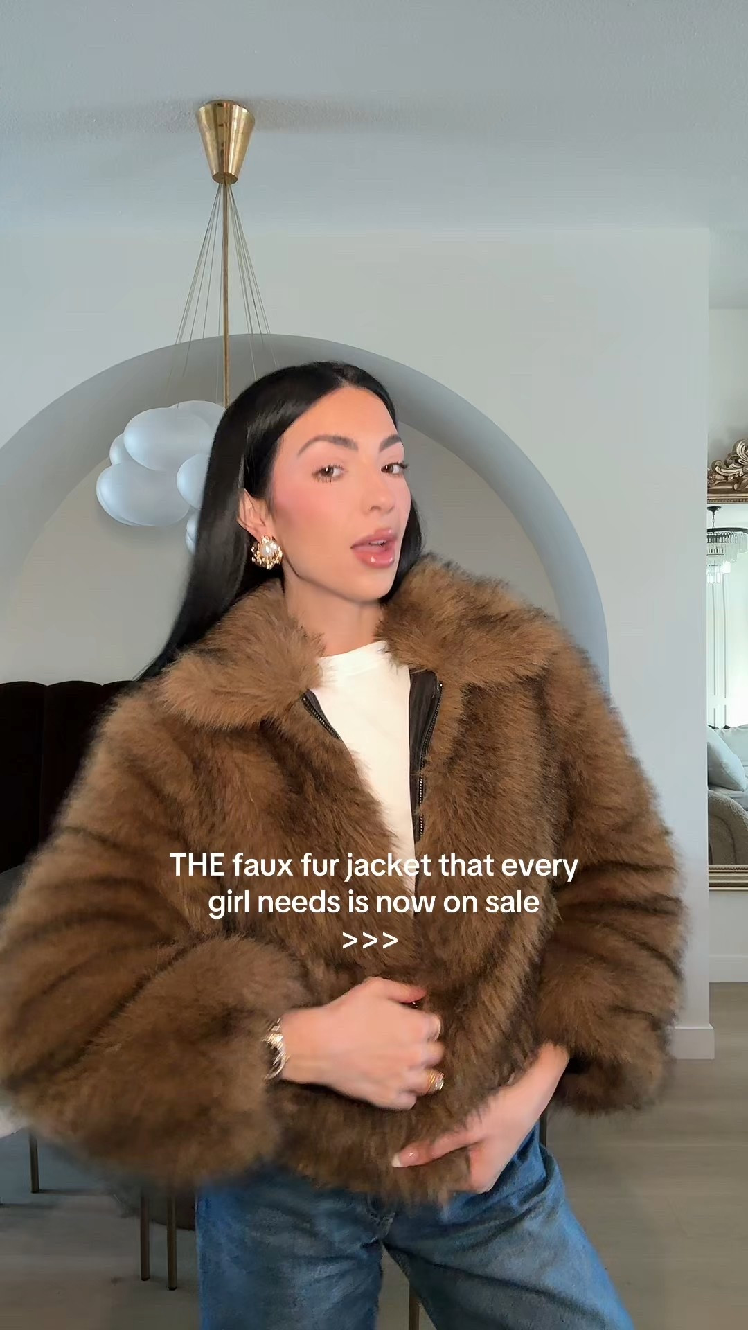 From $180 to $56 🤯 I’ve worn this jacket almost everyday so you better add this to your cart immediately my Canadian besties!!! Exact style linked in my bio/LTK #fauxfurcoat #canadianfashion #ootd 

#LTKcanada #LTKwinter