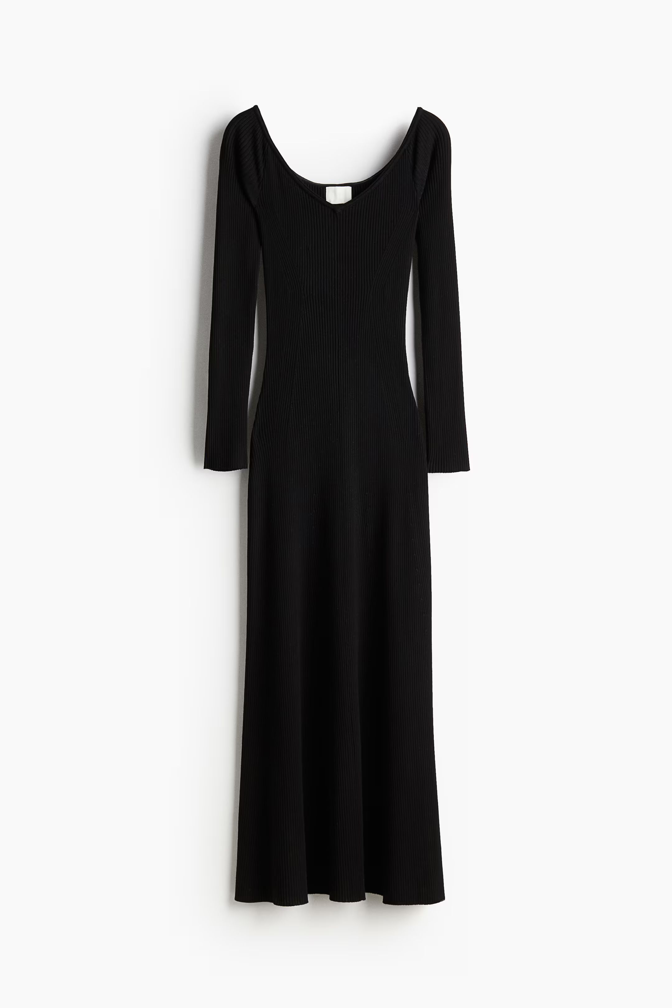 Rib-Knit Off-the-Shoulder Dress | H&M (US + CA)