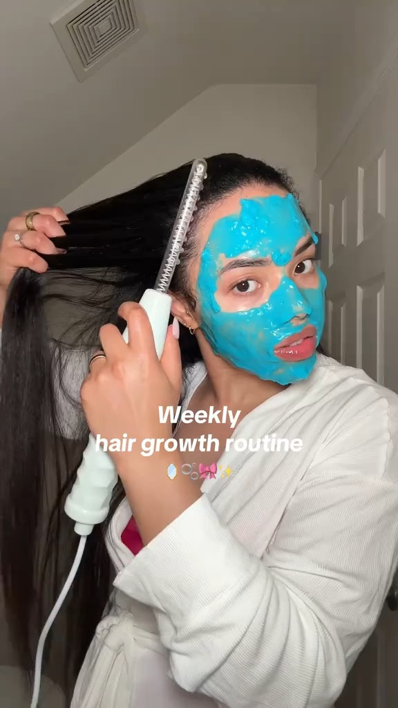 My weekly hair growth routine🫶🏻

I swear by this routine and it has what made my hair so strong and healthy!🩷

curly routine, must have hair products, hair care routine, best hair products for curly hair, red light therapy, red light comb, hair oil, oiling hair routine, hair growth products, hair growth routine 

#LTKBeauty #LTKVideo #LTKFindsUnder50