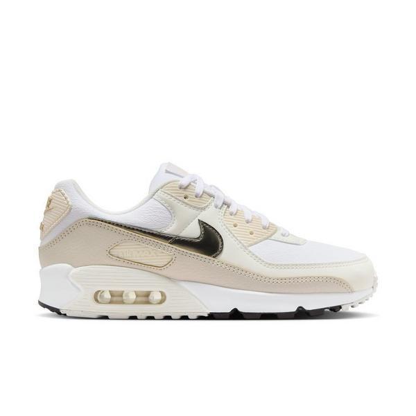 Women's Nike Air Max 90 Sneakers 8.5 Regular White/Flat Pewter-Lt Orewood Brn | Scheels Sports