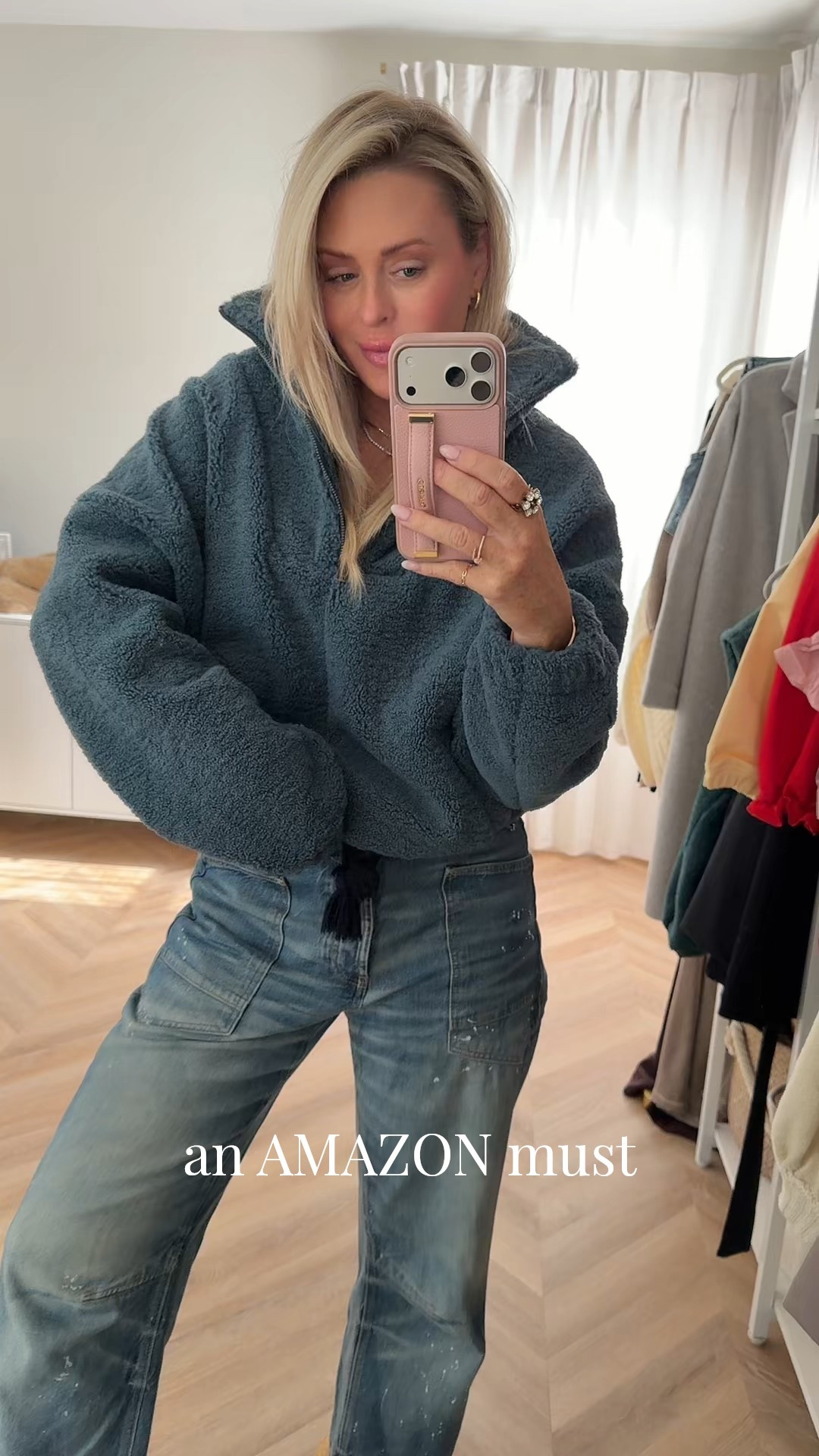 OOTD🤍✨
Fleece- tts 
Jeans- size down if in between

Cozy. Fleece. Jeans. Winter style. Winter tops 

#LTKActive #LTKootd #LTKSeasonal