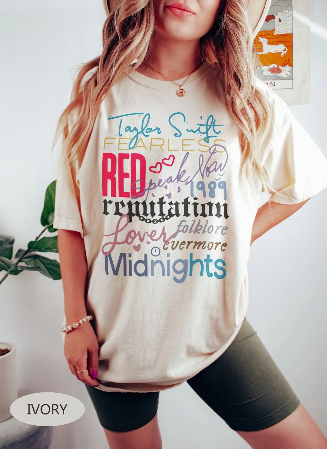 Comfort Colors® Taylor the Eras Tour Shirt Swiftie Merch - Etsy | Etsy (US)