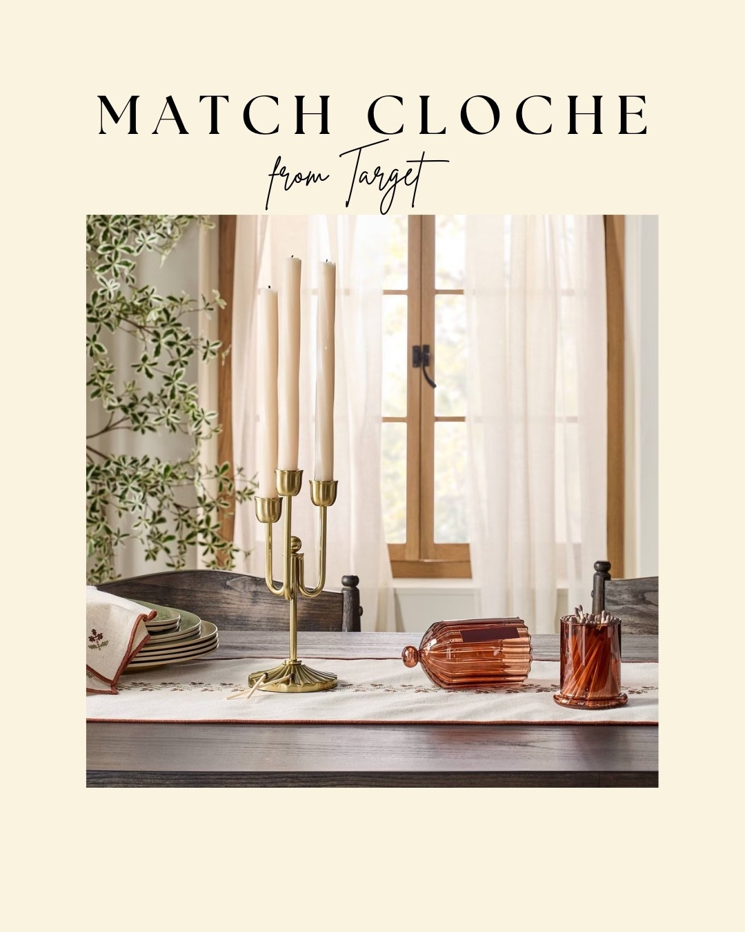 I am loving these match cloches!  This is Target’s best selling one. They’re so pretty that you can leave them out.  They sure do elevate your match usage!! 🤣

#LTKSeasonal #LTKHome