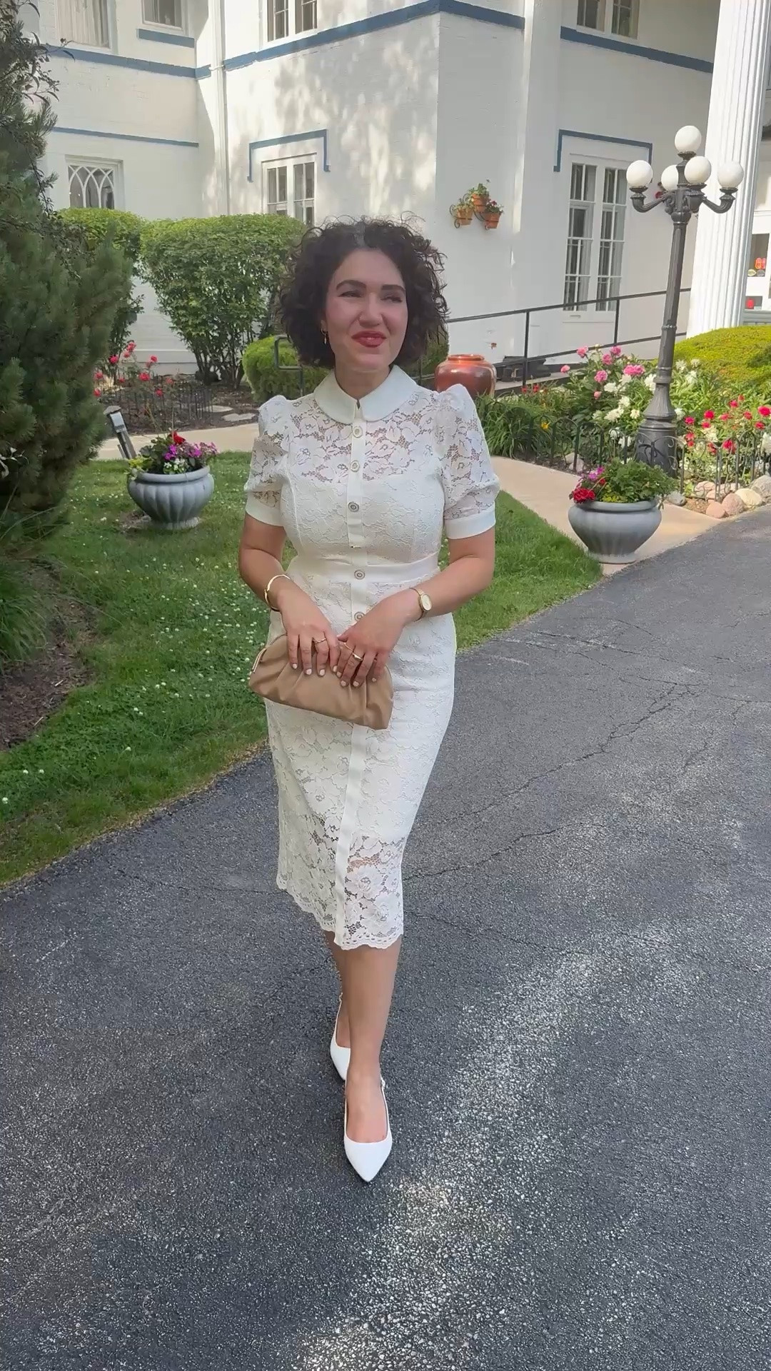 White dress, lace dress, occasionwear, special occasion

#LTKOver40 #LTKootd