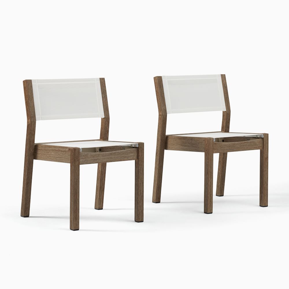 Portside Outdoor Stacking Chair (Set of 2) | West Elm (US)