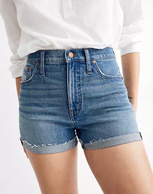 High-Rise Denim Shorts in Malden Wash | Madewell