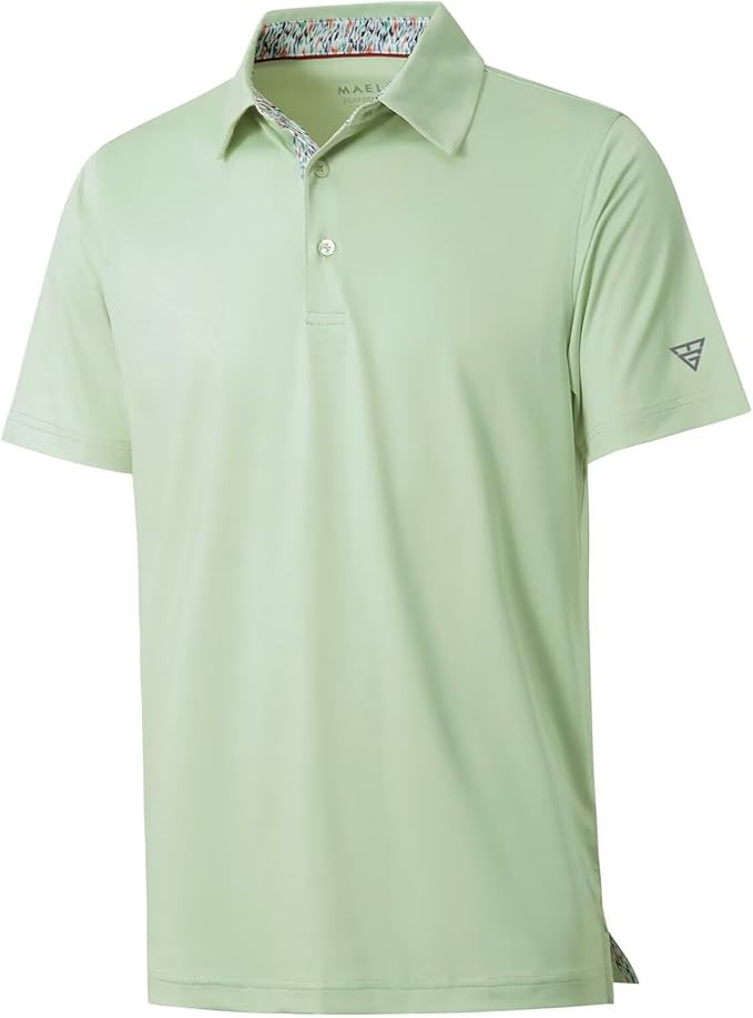Mens Polo Shirts Short and Long Sleeve Casual Solid Stylish Dry Fit Performance Designed Collared... | Amazon (US)