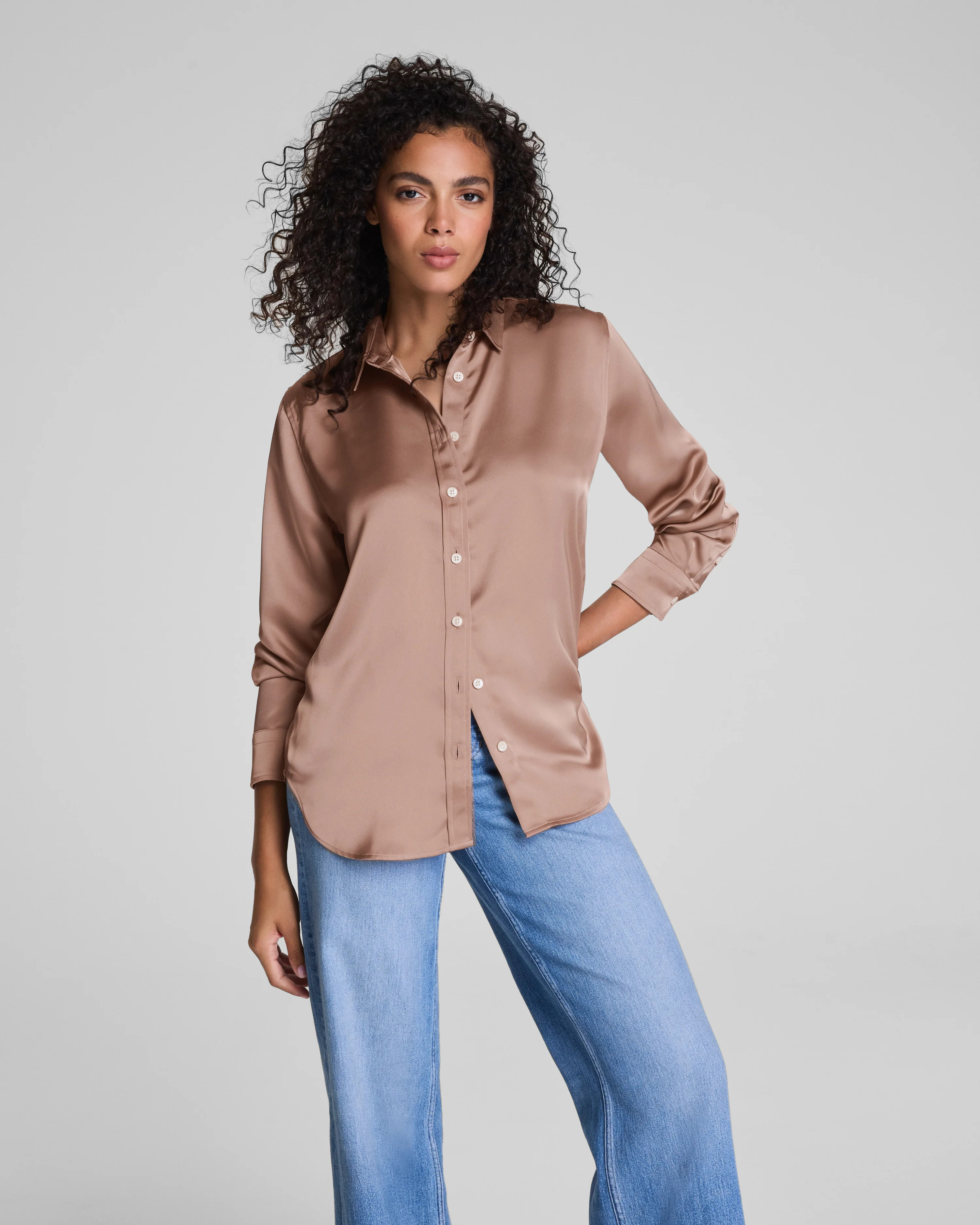 Silky Smooth Button Down | Spanx