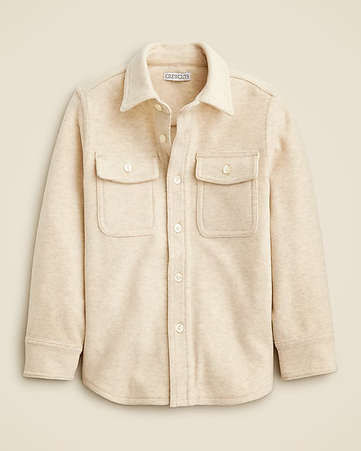 Kids' long-sleeve Seaboard soft-knit shirt in heather | J. Crew US