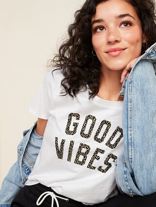 EveryWear Graphic Slub-Knit Tee for Women | Old Navy (US)