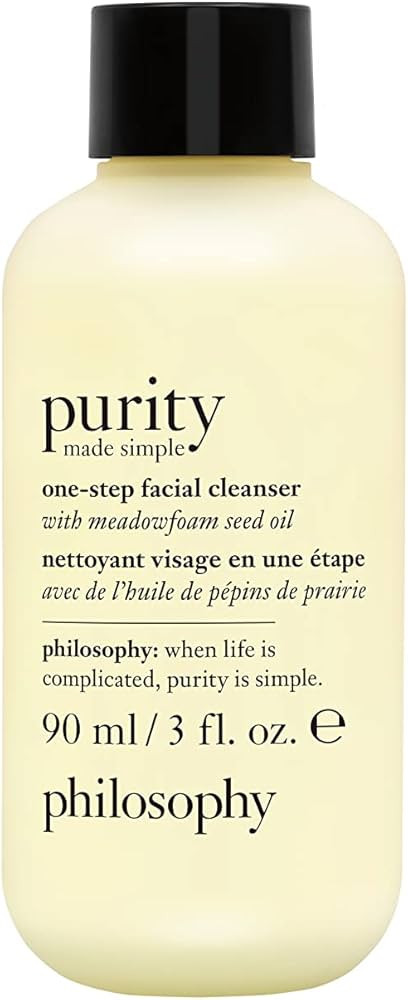 philosophy purity made simple one-step facial cleanser- with meadowfoam seed oil – gently clean... | Amazon (US)