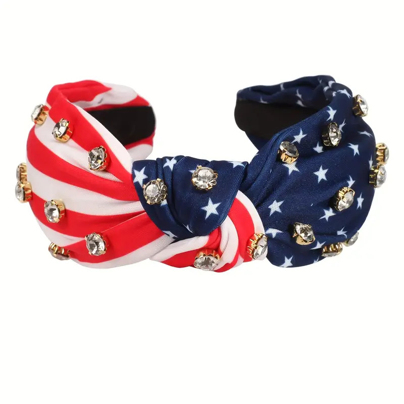 American Flag Printed Wide Brimmed Head Band Stylish Glitter - Temu | Temu Affiliate Program