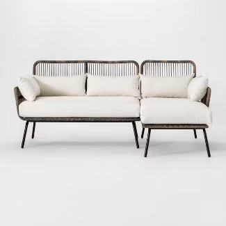 Latigo Patio Sectional Brown/Linen - Opalhouse™ | Target