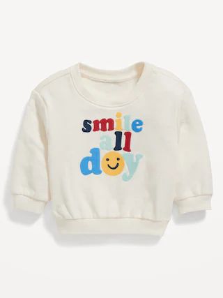 Unisex French-Terry Graphic Sweatshirt for Baby | Old Navy (US)