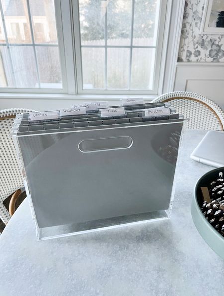 Love this acrylic file box for keeping mail and kids’ homework and crafts organized in our kitchen! 

#LTKkids #LTKfamily #LTKhome