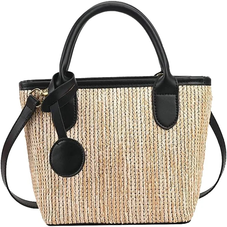 CoCopeaunts Straw Bag for Women, Summer Beach Bag Cute Handwoven Crossbody Bag Hobo Handbag Vacat... | Walmart (US)