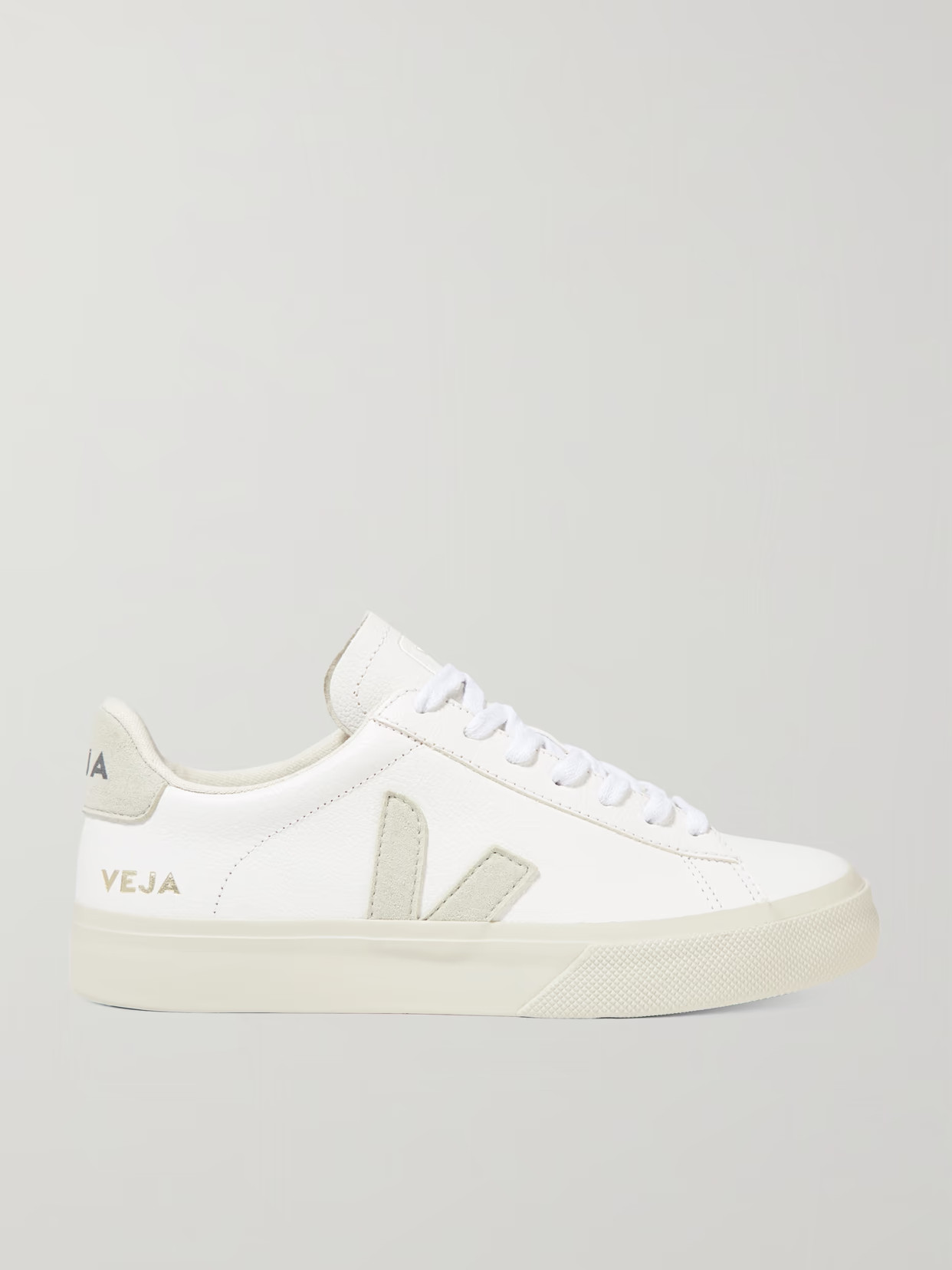 Veja - Campo Textured-leather Sneakers - White | NET-A-PORTER (UK & EU)