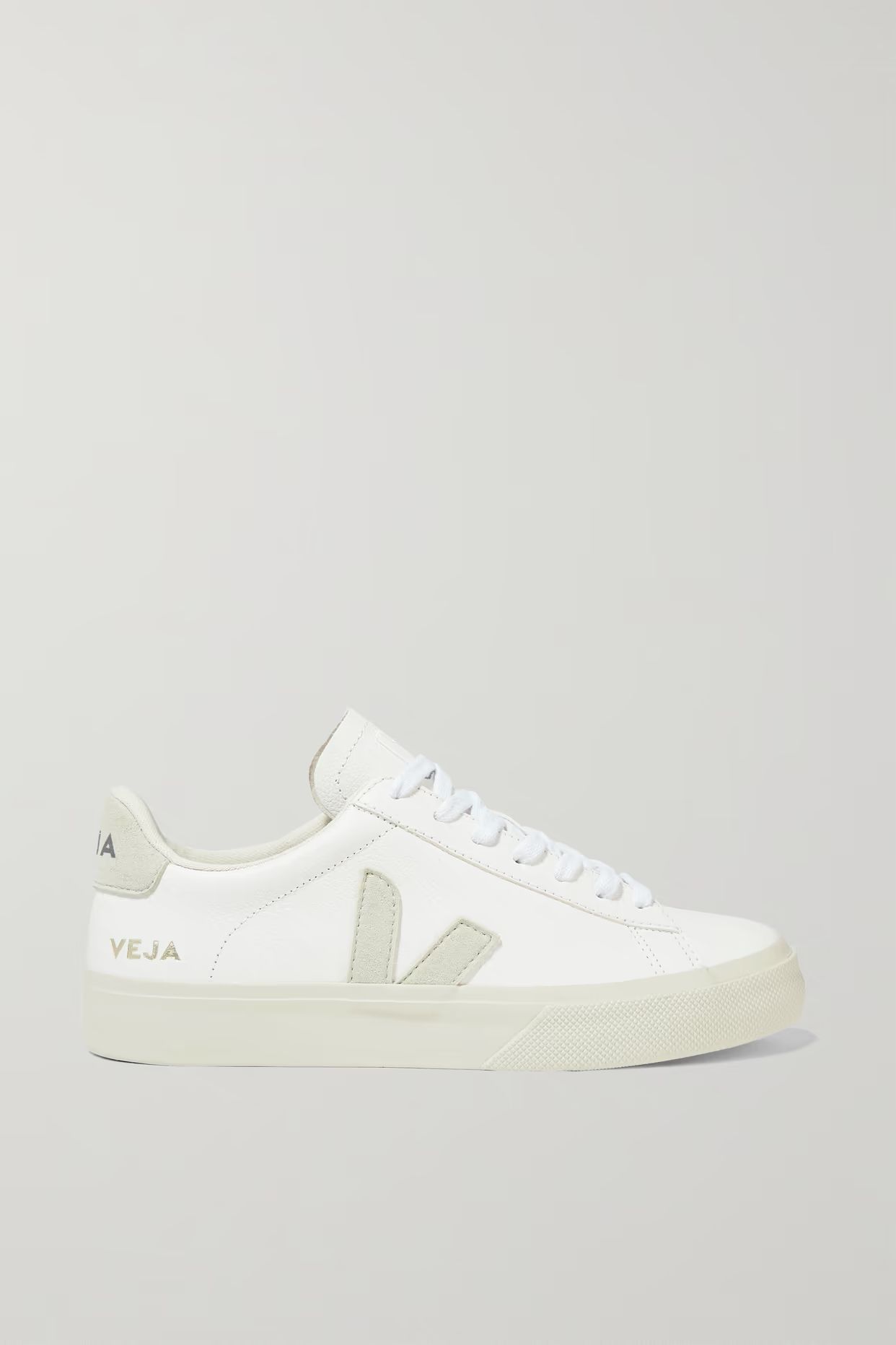 Veja - Campo Textured-leather Sneakers - White | NET-A-PORTER (US)
