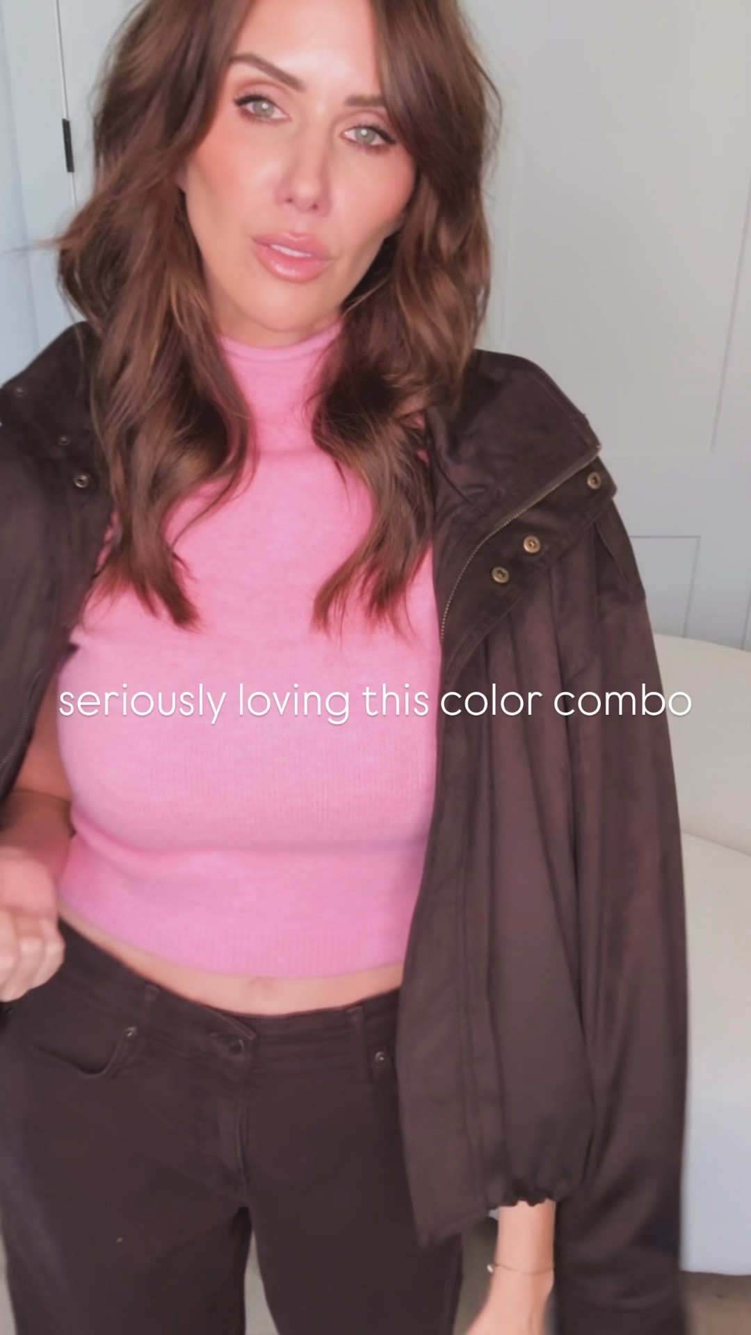 pink + brown 

#LTKOver40 #LTKSeasonal #LTKootd