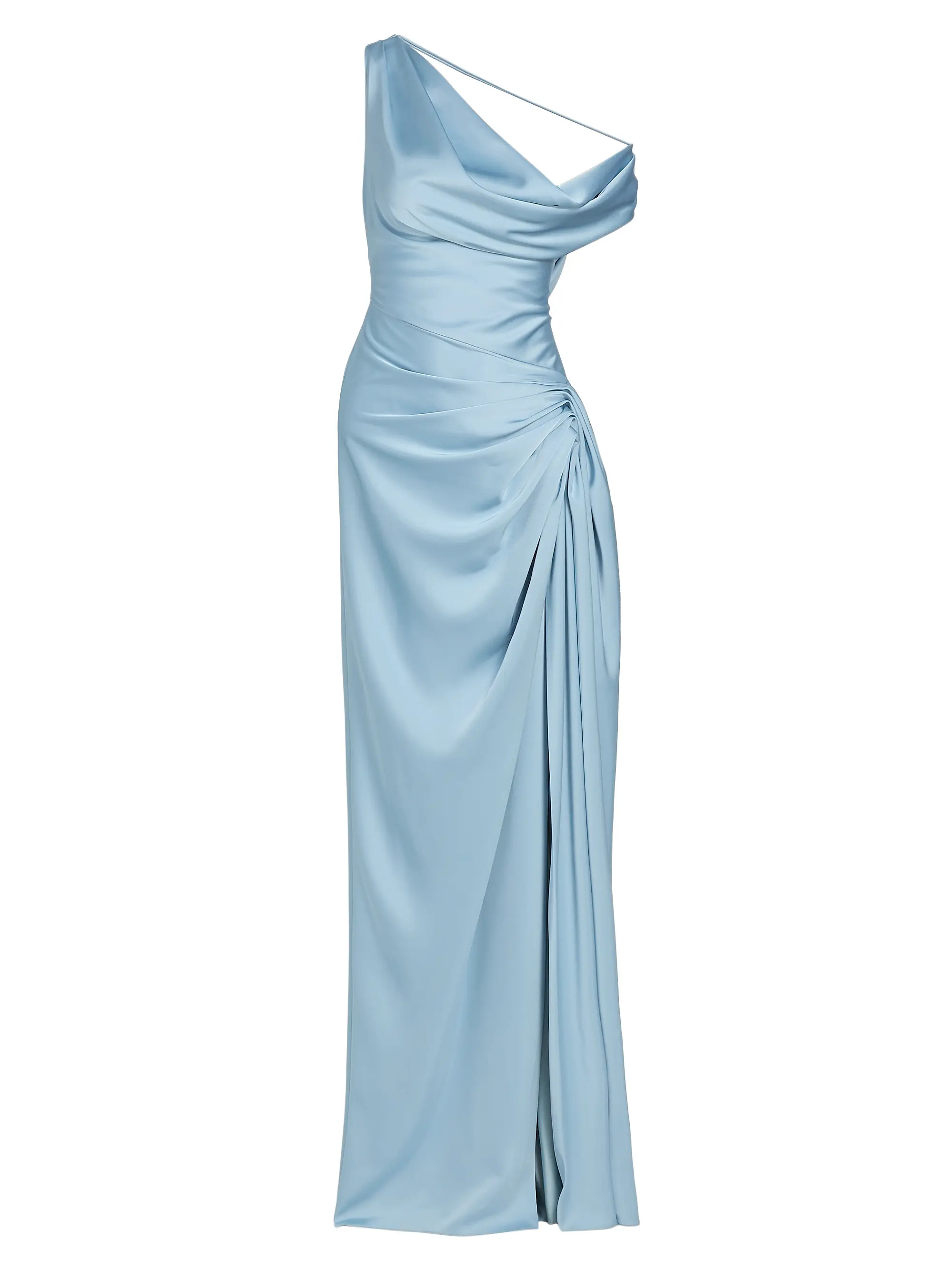 Camilla Satin One-Shoulder Gown | Saks Fifth Avenue