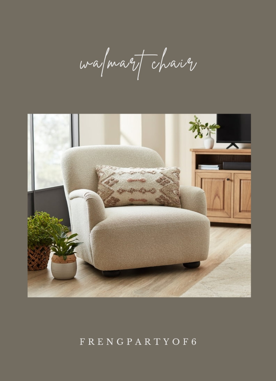 The cutest Walmart chair under $300!

#LTKstyletip #LTKhome