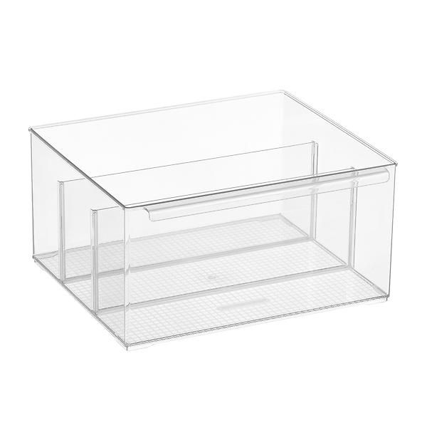 Everything Organizer Cabinet-Depth Pantry Bins with Divider | The Container Store