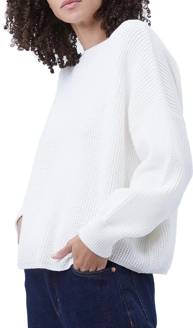 French Connection Millie Mozart Waffle Knit Sweater | Nordstrom | Nordstrom