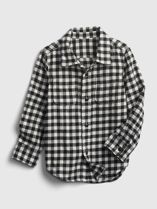 Toddler 100% Organic Cotton Flannel Shirt | Gap (US)