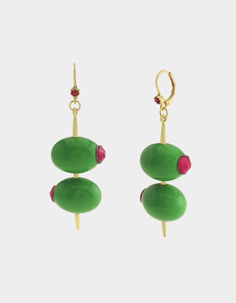 Olive Earrings Green | Betsey Johnson